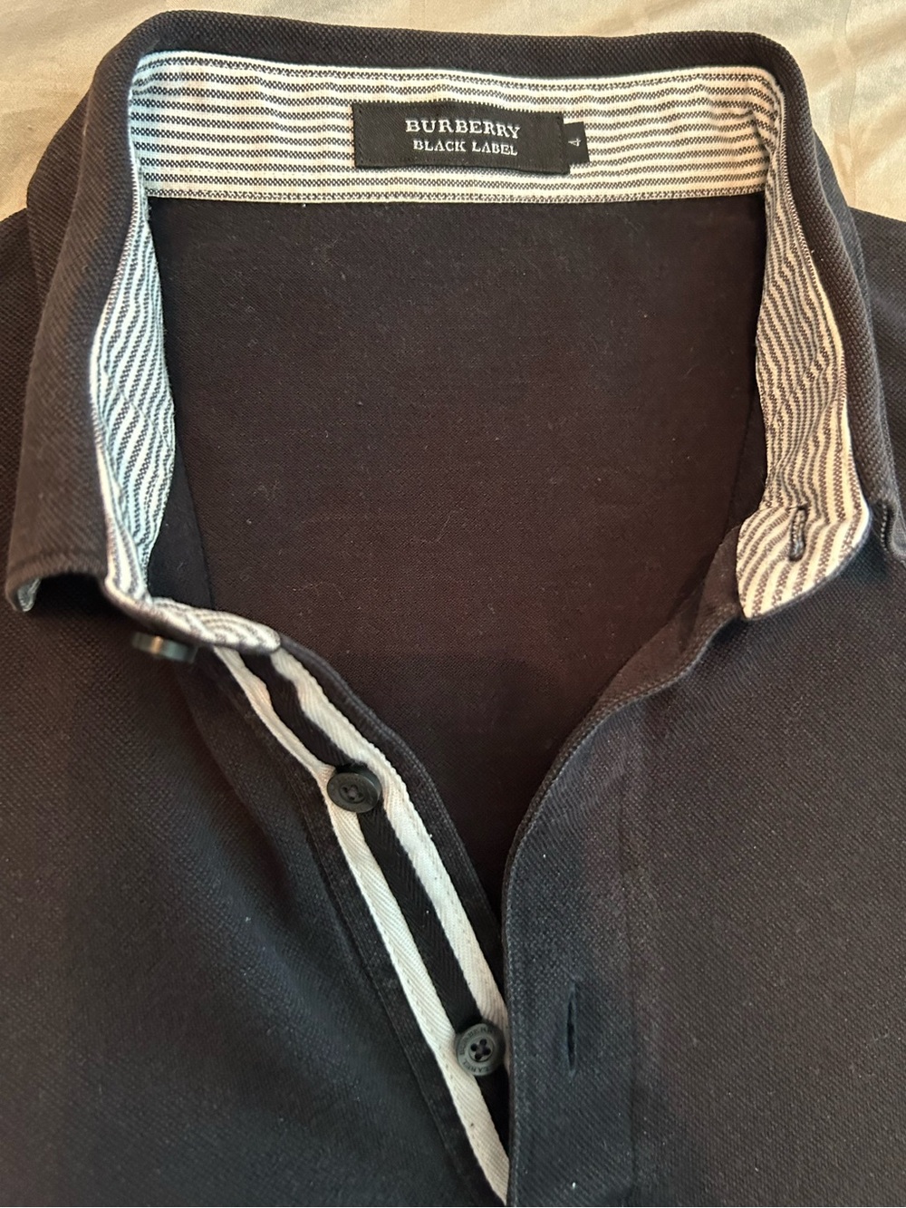BURBERRY BLACK LABEL Men’s Polo Shirt - UNISEX - Picture 3 of 8